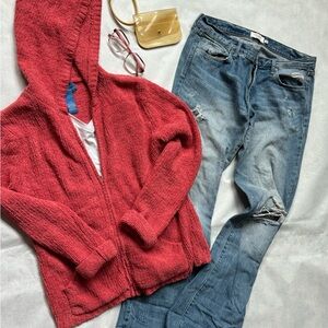 HOODED SWEATER -L
